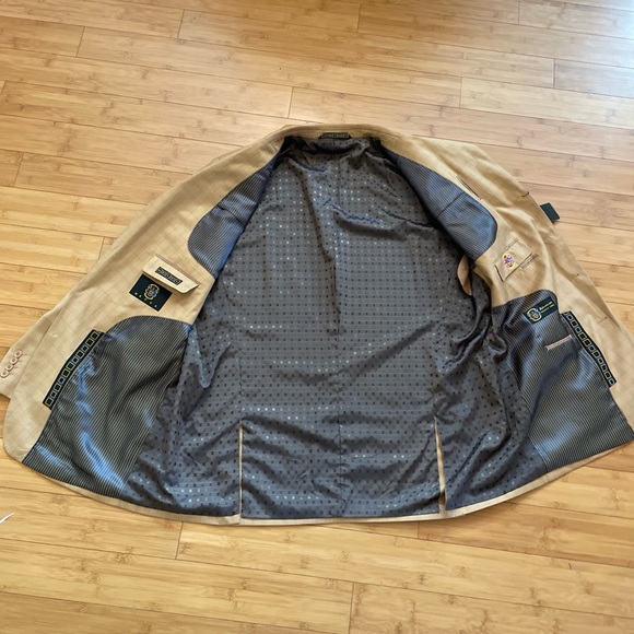 Mecca Sport Coat Suit Jacket Blazer 2 pocket Front 3 Pocket Inside Size 52 - Picture 11 of 16